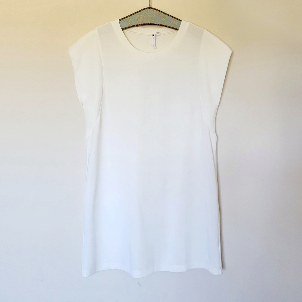 Cable & Gauge Elegant White Mini Dress